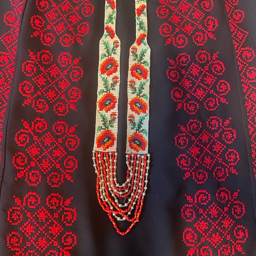 Floral handmade necklace